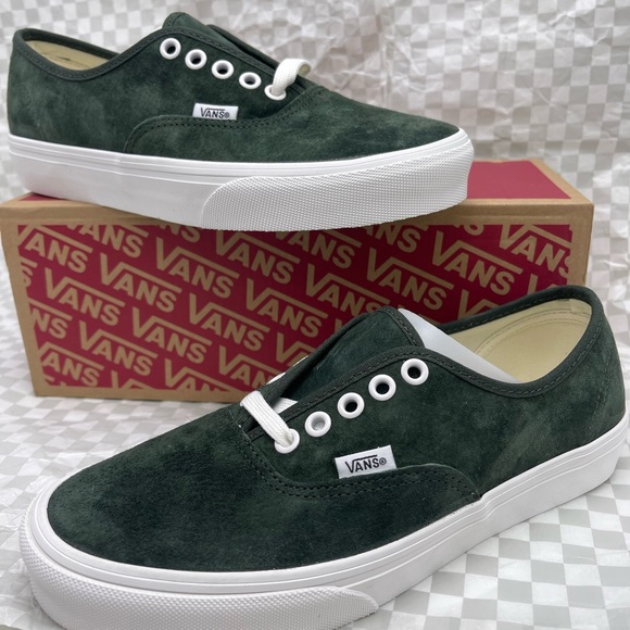 Vans Other - Vans Men’s Dark Green Suede Authentic
Pig Suede Dried Kelp
VN000D7YEMU Sneakers